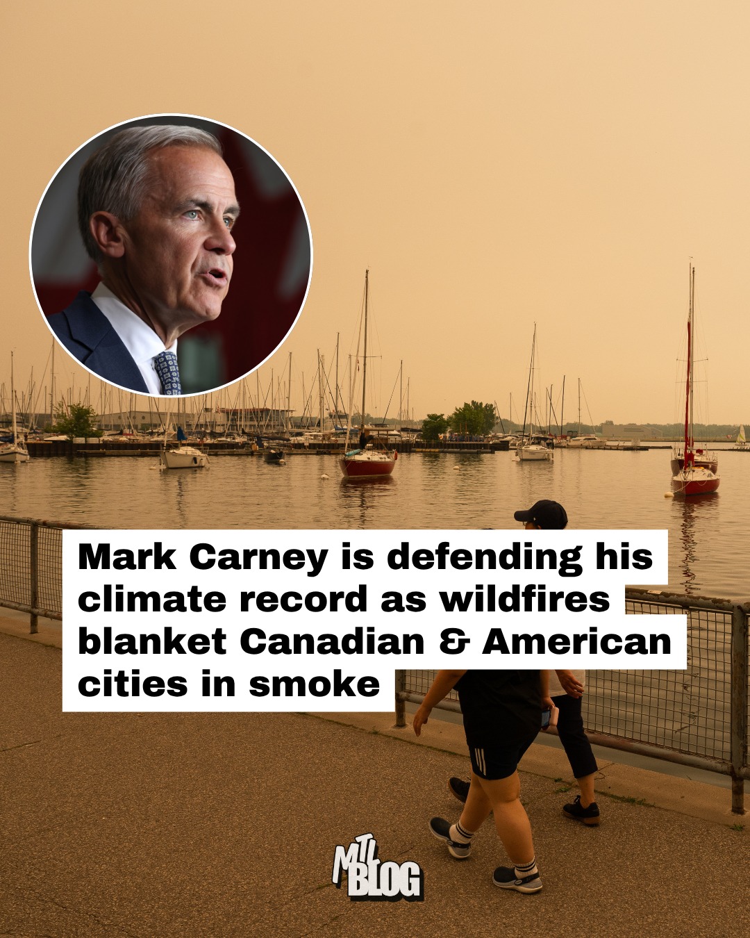 What do you think about this?

Prime Minister Mark Carney is defending his government's climate strategy as wildfire smoke continues to blanket large swaths of Canada and the U.S., with American lawmakers now adding to the pressure.

His response came after four Republican members of Congress from Michigan sent him an open letter saying their patience had run out and urging Canada to take more action on the fires. 

Carney says Canada is shifting away from emissions targets toward investment-driven projects like expanding the country's electricity grid and backing what he calls "low-carbon" infrastructure, despite acknowledging his policies are expected to produce higher greenhouse gas emissions than Trudeau's. 

Full story at the link in the @mtlblog bio.

📸: Laura Proctor | The Canadian Press, Nicole Osborne | The Canadian Press