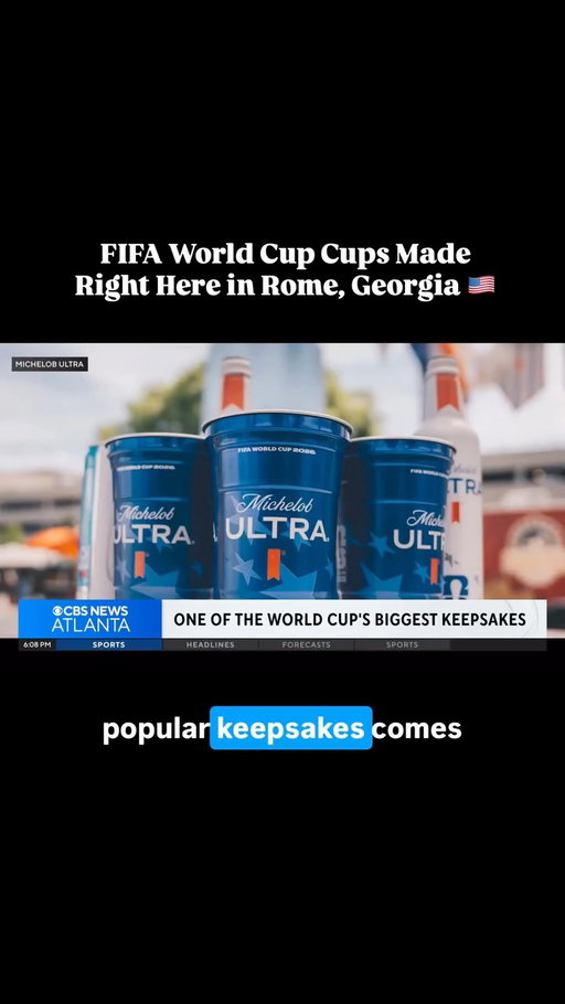 Little town, big reach. Have you seen us at the FIFA World Cup? 

Thank you to @cbsnewsatlanta for having us! #topcup