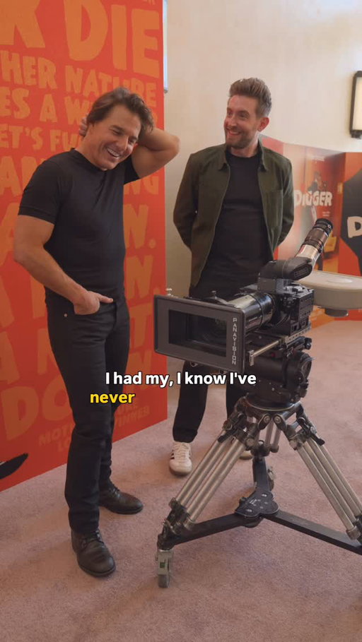 Part II. Tom Cruise and I geeking out about lenses and lighting while we stand in front of the actual Beaumont VistaVision camera that Emmanuel “Chivo” Lubezki used to film Alejandro González Iñárritu‘s DIGGER. How beautiful is that horizontal film magazine?!? What an honor to be able to chat technical filmmaking with such a brilliant artist.

Hey @tomcruise, when are we starting our own filmmaking podcast? ❤️🎥🎞️

#tomcruise #vistavision #digger #interviewwiththevampire #cinematography