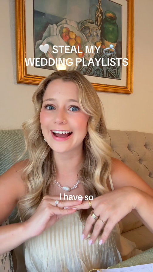 i’ve gotten so many messages asking for our wedding playlists, so here they are 🤍 

from getting ready to the dance floor, i spent way too much time putting these together, so i hope they make planning your day just a little easier 🥹 

save this for later + tell me what you plan to walk down the aisle to below ⬇️ #2026bride #2026wedding #weddingtips