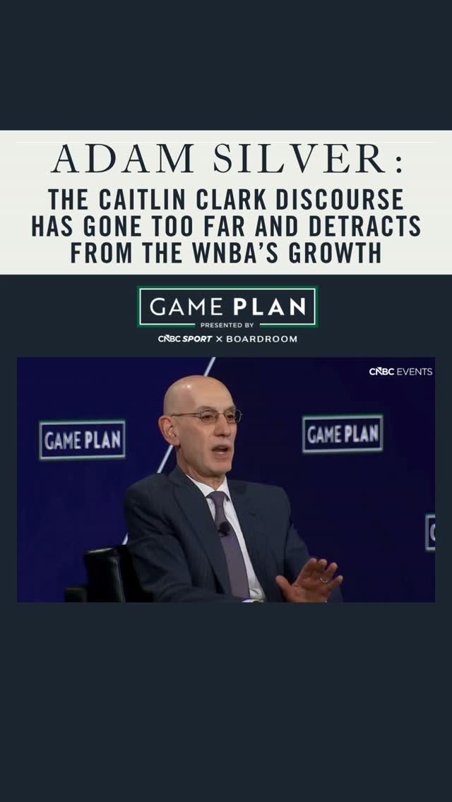 The NBA commissioner goes deeper on the recent conversation surrounding Caitlin Clark. ⁠
⁠
(🎥: @cnbcevents)