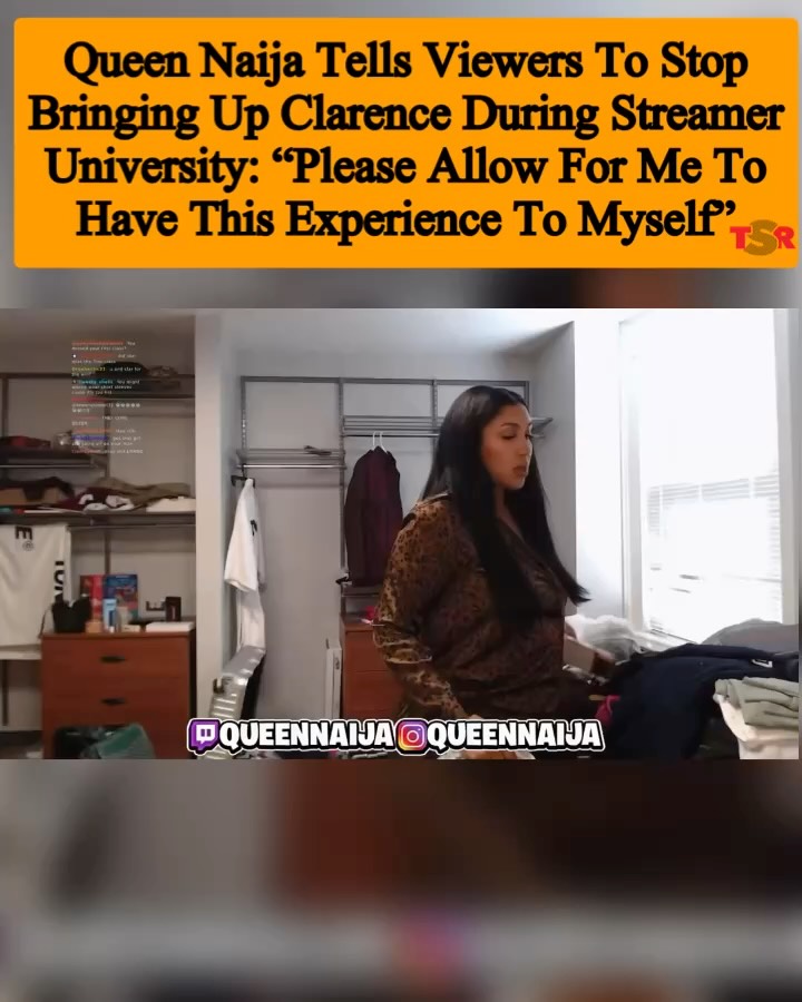 #QueenNaija had to let her viewers know that she doesn't need updates about her man #Clarence during Streamer University. She told them she wanted to enjoy the experience as her own person. SWIPE ✍🏾#TSRStaffAS