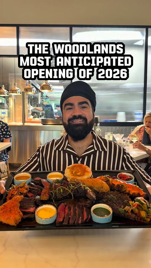The Woodlands’ most anticipated restaurant opening of 2026 is finally here. 🔥 

📍Charolais by Chef Austin Simmons @chefaustinsimmons brings a true ranch-to-table “hoof-to-plate” concept to the Woodlands, where Chef Simmons oversees everything from the cattle genetics to the steak on your plate. 

We tried everything from the iconic Kimchi Crab and Tuna Sushi Pizza to the off-menu Chef’s Steak Board, and finished with an incredible apple tart dessert.

Reservations are booked up for July, but get your hand on one in August.

📍Charolais by Chef Austin Simmons @charolaisbyaustinsimmons 
1900 Hughes Landing Blvd Ste 350, Spring, TX 77380

#thewoodlands #houstonfood #houstonrestaurants #steakhouse
