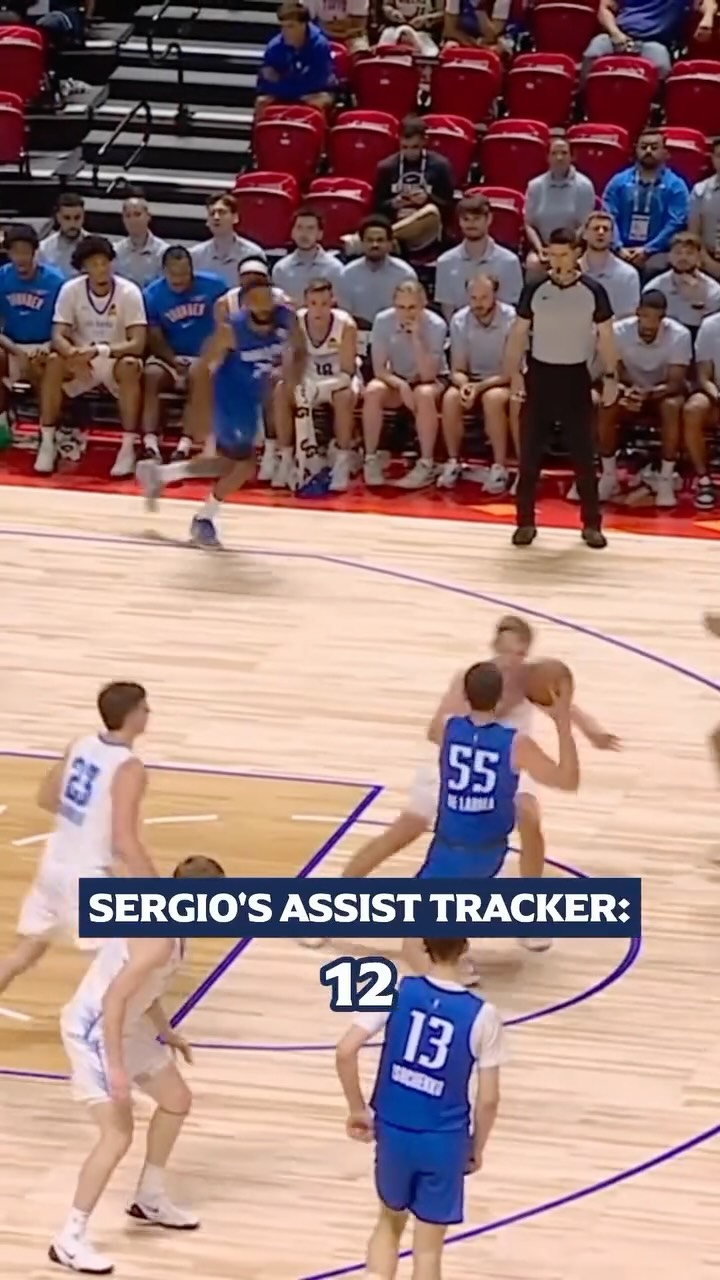Larry will find you 🥽

@sergiodelarreaa just became the 4th player in NBA history to record 14+ assists in a Summer League game.

@chase // #MFFL