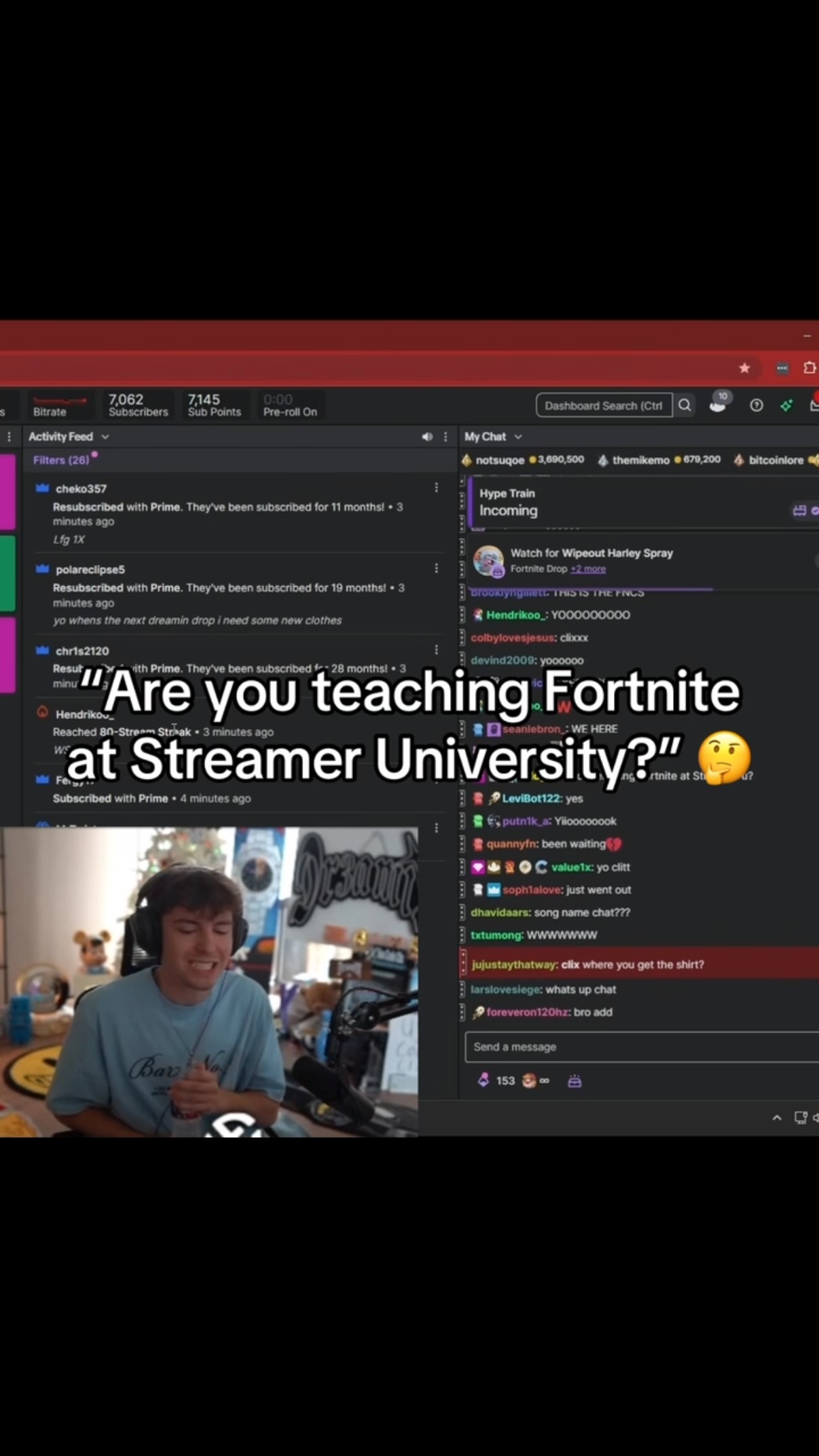 Should I go to Streamer University 🤔

#clix #fortnite #streameruniversity #kaicenat