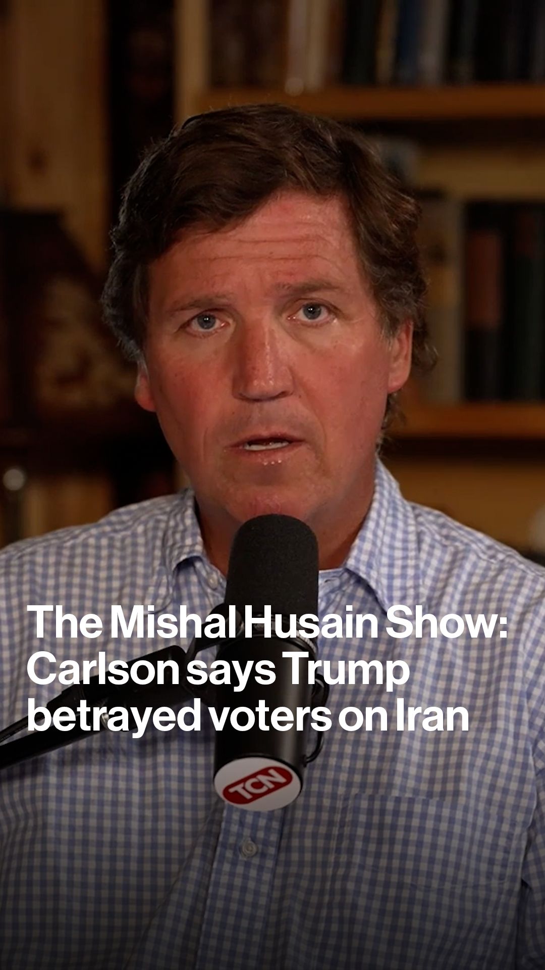"Trump has been disloyal to the United States."

Tucker Carlson tells Mishal Husain the Iran war has exposed a Republican Party that no longer represents its voters.

Listen at the link in bio or watch The Mishal Husain Show at bloomberg.com/videos