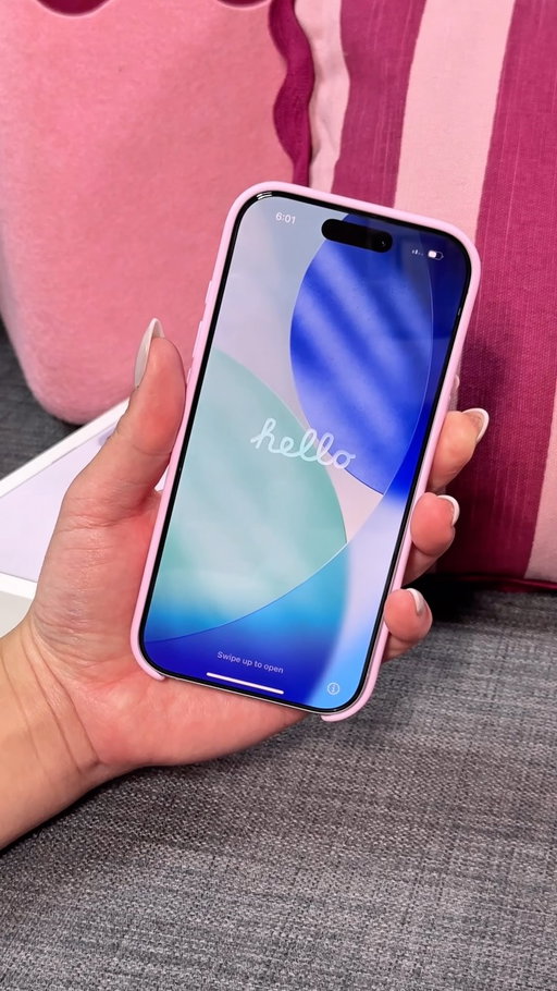 Setting up new @apple iPhone 17 in Lavender 💜