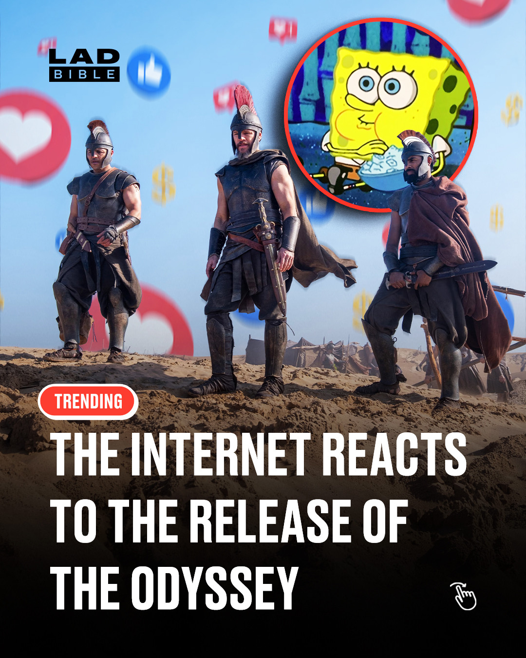 The internet is absolutely losing it over The Odyssey 🤯⁠
⁠
Christopher Nolan’s new epic has officially landed in cinemas, with Matt Damon starring as Odysseus alongside a stacked cast including Tom Holland, Zendaya, Anne Hathaway, Robert Pattinson, Lupita Nyong’o and Charlize Theron.⁠
⁠
The film, based on Homer’s ancient Greek poem, follows Odysseus as he tries to make his way home after the Trojan War while facing deadly seas, mythical threats and enemies waiting for him back in Ithaca.⁠
⁠
Early reaction online has been huge, with fans debating in awe of the sheer spectacle⁠
⁠
One thing is clear: Nolan has got everyone talking again.⁠
⁠
#theodyssey #movies #ladbible