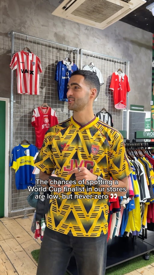 The chances of spotting a World Cup Finalist in one of our stores is low, but never zero… 👀
