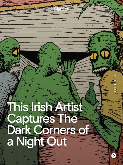 @goneplace is an illustrator who has been haunting our algorithm with his surrealist take on a big night out.

Through his harrowingly accurate artwork, we are welcomed into a world of dopamine-chasing frenzy which leaves us saying “never again”.

Whether it’s becoming a gremlin at the afters or trying to resist that call from a friend asking for that one pint, these images will make you shudder.