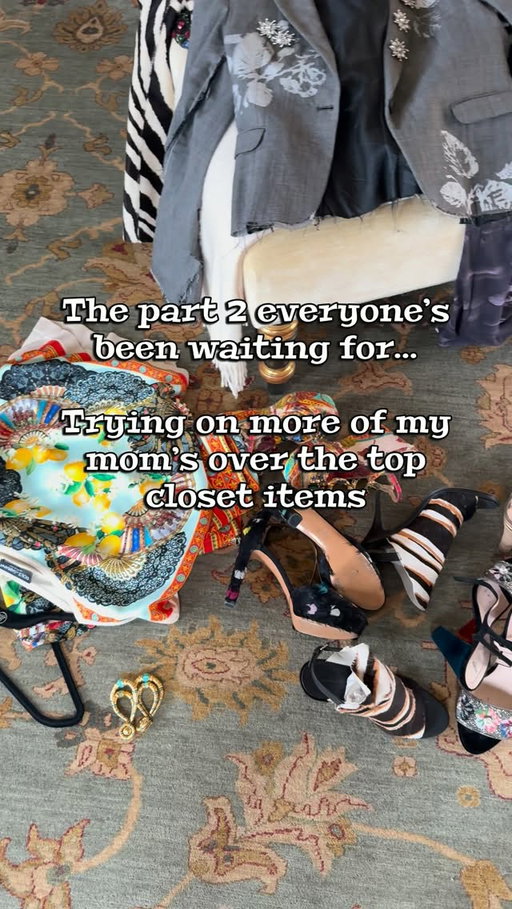 Part 2… because apparently my mom’s closet has no limits. 😂✨

Back by popular demand, I’m diving into even more of my mom’s boldest, brightest, most over-the-top fashion finds. Meanwhile, my closet is basically 50 shades of beige. 

Which look are you secretly stealing? 👀👇

#MomStyle #VintageFashion #OOTD #ClosetTour #FashionReel