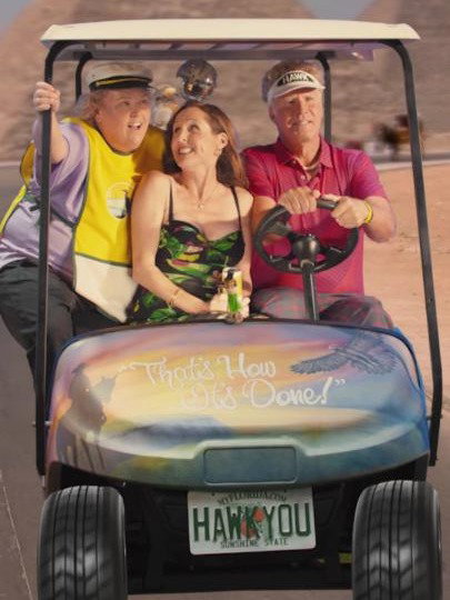 No matter where I go, in a golf cart I'm home.