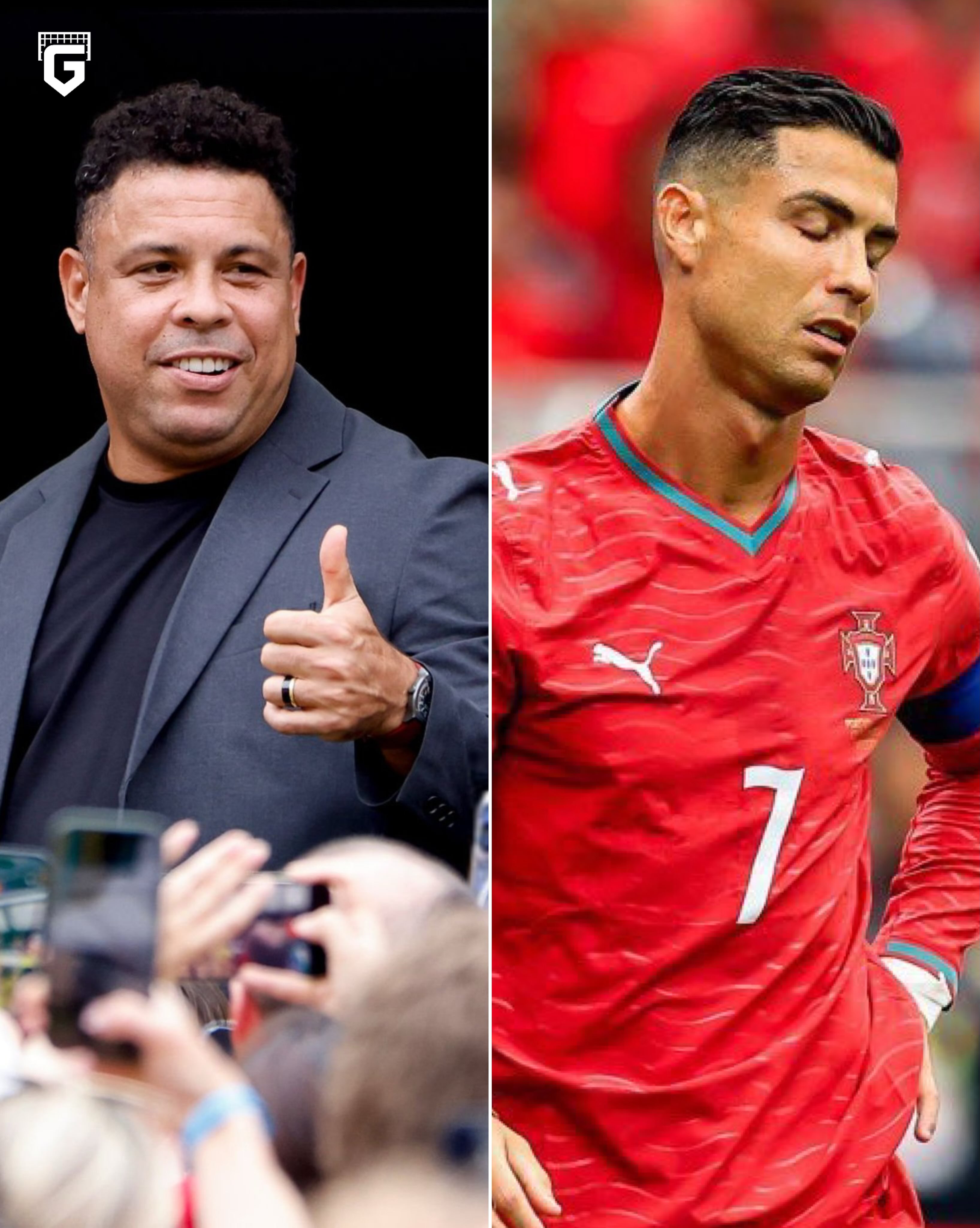 🚨🇧🇷 Ronaldo Nazário on Cristiano Ronaldo: 

“Maybe he still has the level to play in Saudi Arabia, but to compete in a World Cup, we realize that it is much more difficult, the level is much higher.” 

“Despite our passion, our love of football and our desire to play forever, I think it is finally the body that decides for us.” 👀