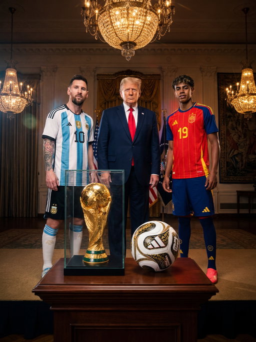 🚨 𝐎𝐅𝐅𝐈𝐂𝐈𝐀𝐋: President Donald Trump will be at the 𝐖𝐨𝐫𝐥𝐝 𝐂𝐮𝐩 𝐅𝐢𝐧𝐚𝐥 taking part to 𝐭𝐫𝐨𝐩𝐡𝐲 𝐜𝐞𝐥𝐞𝐛𝐫𝐚𝐭𝐢𝐨𝐧𝐬 🇺🇸

Trump will present the Cup and also be involved in the rings ceremony announced by FIFA after Argentina vs Spain Final.

White House confirm Trump will attend the final, as he did in July 2025 when he awarded Chelsea with Club World Cup.