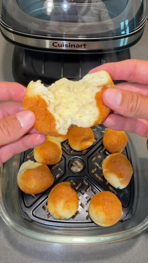 If you love fried foods but still want to eat clean, you HAVE to try these parmesan bites I made with the new @cuisinart ClearView 4-qt Glass Basket Air Fryer

No oils needed, just high protein cheesy balls you can watch cook in real time

Here’s the full recipe:

Ingredients

6 oz finely shredded parmesan cheese
65g egg whites
Marinara sauce (or your favorite dipping sauce)

Instructions

In a bowl, mix the parmesan cheese and egg whites until fully combined.
Roll the mixture into 1-inch balls, packing them tightly so they hold their shape.
Place the balls on a plate or sheet pan and freeze for 2 hours.
Air fry at 400°F for 10 minutes, or until golden and crispy.
Serve with marinara sauce or your favorite dip.

Enjoy! Shop now on Amazon! 

#sponsored #cuisinart #aworkofcuisinart #proteinrecipes