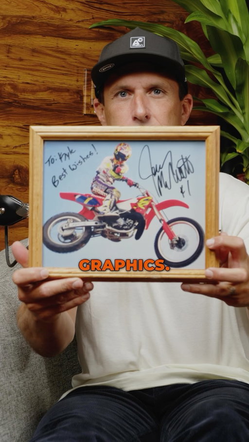 Do you really think the guys only packed a pipe, silencer, and suspension when they raced overseas back then? 👀

The stories behind the scenes are way better than most people realize.

I got this photo signed when I was about 11 or 12 years old. Growing up, I could ride from my house to Jeremy’s place off the 215 freeway, and watching him ride in his backyard always felt unreal.

Those moments shaped a generation of moto kids… and they’re memories I’ll carry forever 🙌🏼🏁