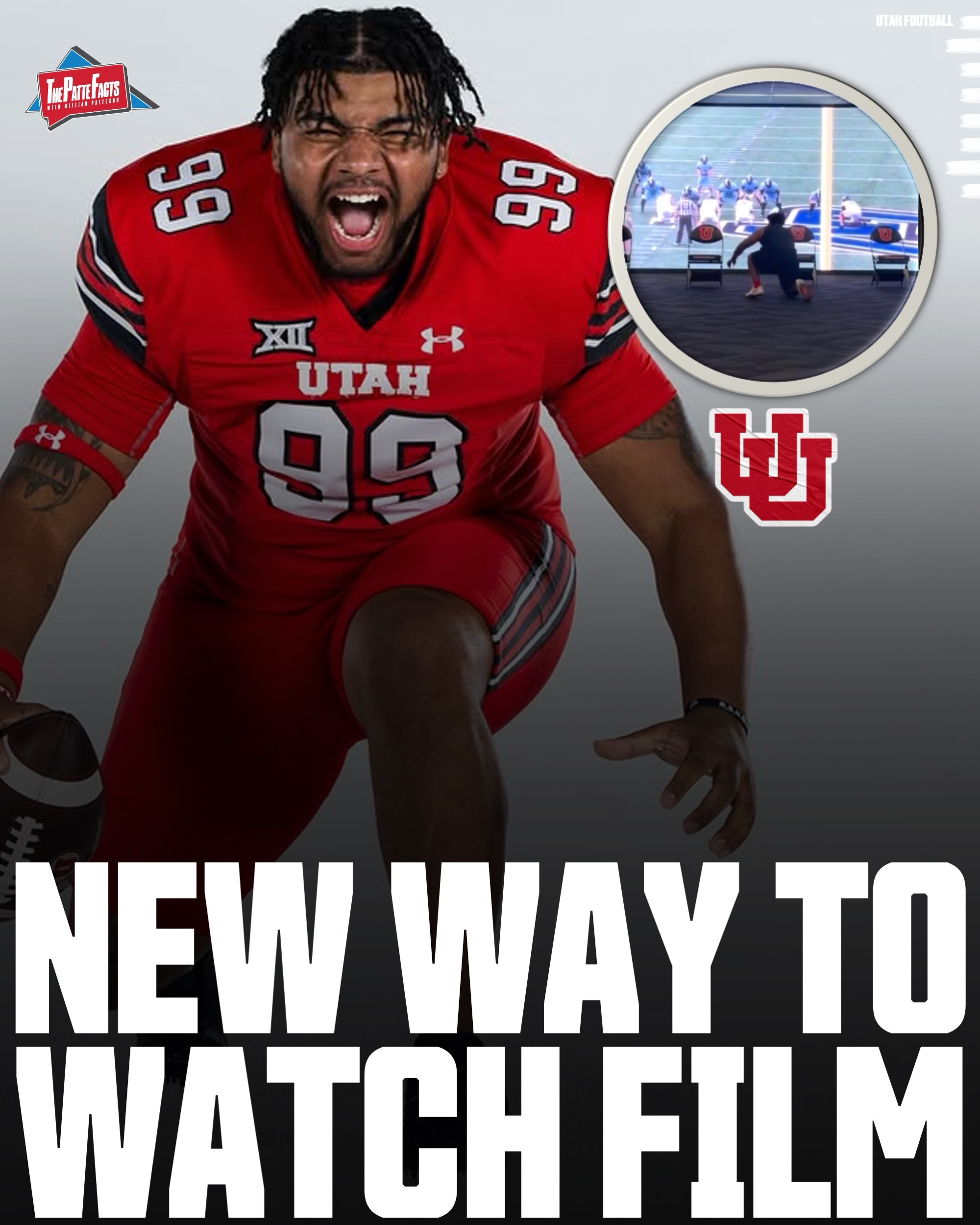 Tennessee transfer and Utah DL Jamal Wallace may have found a NEW WAY to watch film 🤯

Tennessee transfer and Utah defensive lineman Jamal Wallace may be in 3026 with this new way of studying film.

Wallace posted a video of himself on social media in-front of a big screen while setting up chairs to simulate an offensive line.

The practice helps visualize the gaps and assignments on each defensive play, and it’s a genius idea to perform in order to get some extra work in.

The six-foot-three, 313-pound defensive tackle spent two seasons at Tennessee before transferring to Utah this offseason.

The Kansas City, Missouri native began his career at Sierra College (JUCO), and has played in eight career games at the FBS level. 

Is this a genius way to study on the d-line?🤔

Photo attribution on slides.

#collegefootball #cfb #cfb26 #cfb25
