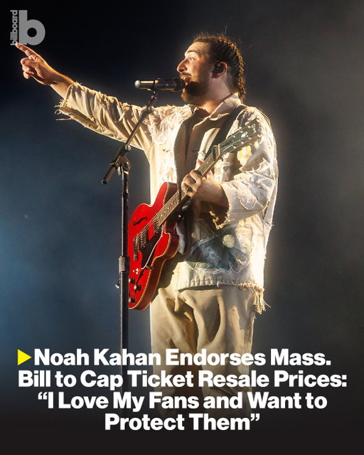 Noah Kahan is once again lending his voice to ticketing reform in the U.S.⁠
⁠
Massachusetts governor Maura Healey is introducing An Act Relative to Closing the Great Divide between Ticket Prices and Affordability, or The Great Divide Act, named after Kahan’s 2026 #Billboard200 No. 1 album 'The Great Divide' — which Kahan himself helped announce.⁠
⁠
“The artist community and fans will greatly benefit from limiting ticket scalping and the sales of speculative tickets. I love my fans and want to protect them however I can," Kahan, who just made history with four sold-out nights at Fenway Park, said in the press conference. "Artists alone could not tackle the market manipulation of secondary resellers. So, thank you so much for making this a priority in Massachusetts.”⁠
⁠
The proposed bill would cap resale prices of concert tickets at 110% of the price of the face value of the original ticket. It would also limit the service fees and charges that can be imposed by secondary ticketing platforms for both sporting and non-sporting events to no more than 10% of the total price of the ticket for resale.⁠
⁠
More details are at the link in bio.