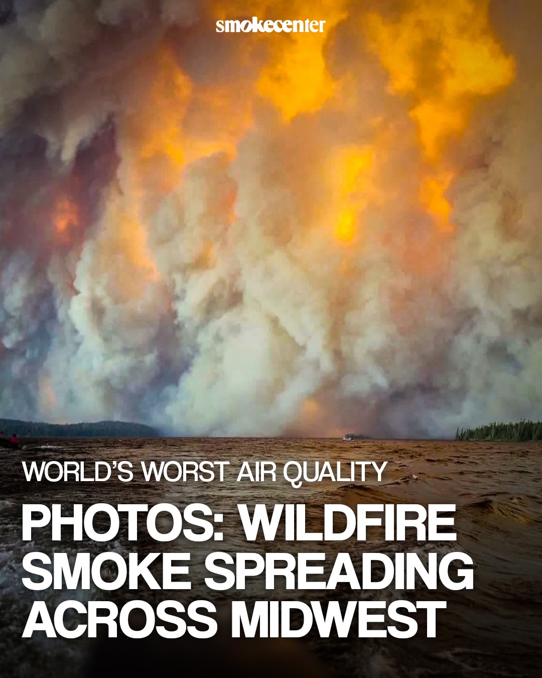 The Midwest currently has the worst air quality in the entire world.

Nearly 80 different wildfires are burning out of control in Ontario. Thick smoke has engulfed cities as it continues to spread across the Midwest, some even seeing ash falling from the sky.

More than 100 million people are under Air Quality Alerts across the Midwest and Northeast as persistent winds trap thick wildfire smoke from Canada. According to the FOX Forecast Center, Michigan is being impacted the worst with the entire state reporting the worst air quality on record since they began in the early 2000s.

The widespread smoke has draped itself over the entire Great Lakes as far south as Chicago, Cleveland and Pittsburgh.

Overall, the global air quality index showed pollution in five major North American cities at higher levels than Kinshasa or Nairobi in Africa.