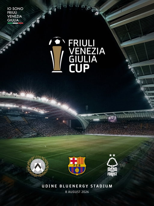 Three-way international game in Udine as part of 2026/27 preseason

📍 Bluenergy Stadium, Udine (Italy)
📅 8 August 2026
⏰ Kick-off: 8pm CEST

El primer equip masculí jugarà un triangular internacional a Udine com a part de la preparació de la temporada 2026/27

📍 Bluenergy Stadium, Udine (Itàlia)
📅 8 Agost 2026
⏰ Inici: 20h 

El primer equipo masculino jugará un triangular internacional en Udine como parte de la preparación de la temporada 2026/27.