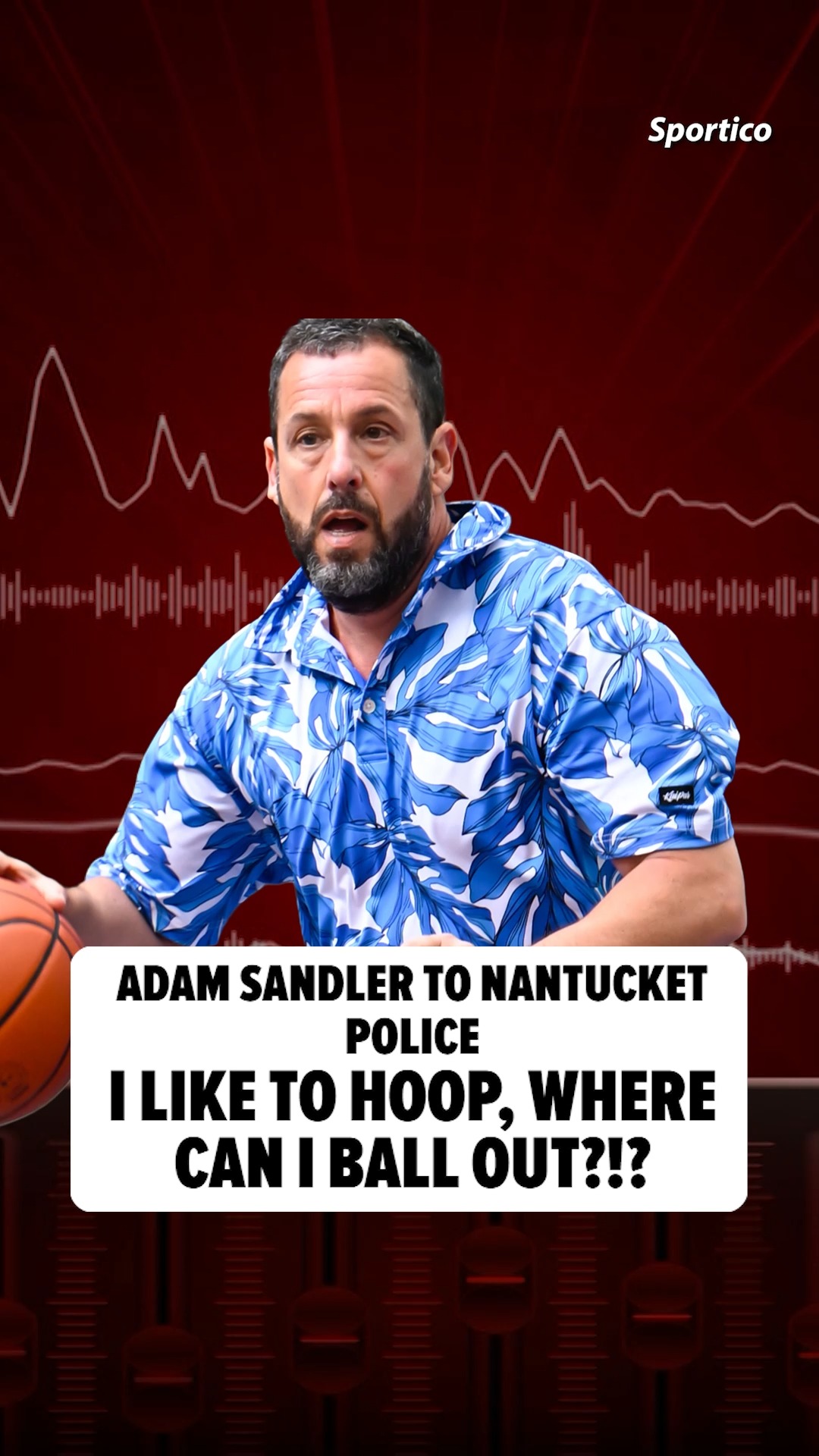 Adam Sandler had a pressing question for the Nantucket Police Department after touching down on the island after officiating Taylor Swift's wedding ... LISTEN👂🤣

🎥: @Sportico