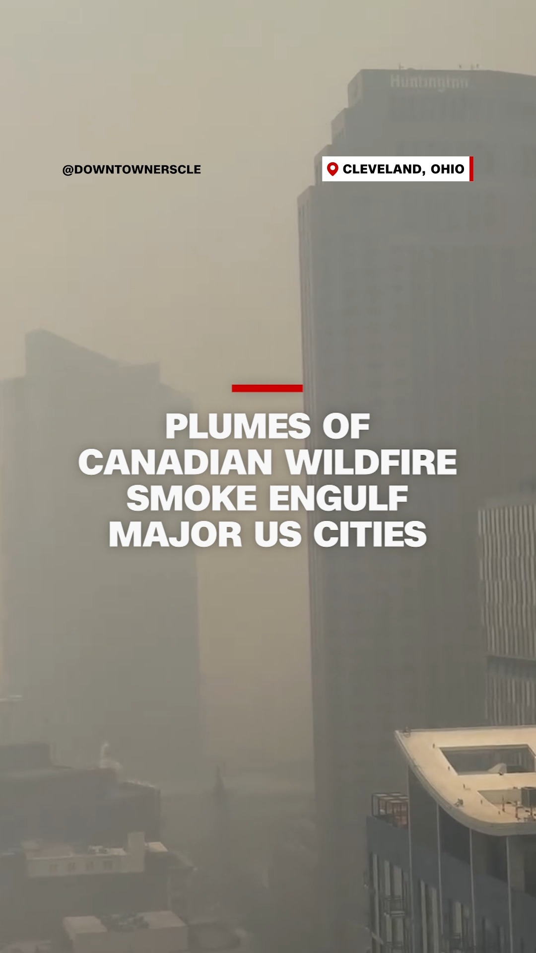 Thick, choking plumes of smoke from Canadian wildfires are pouring into major cities across the Great Lakes, Northeast and Mid-Atlantic, bringing dangerous air quality to more than 100 million people. The polluted air will last through at least Saturday in some areas as new waves of smoke waft south.

Read more at our link in bio.