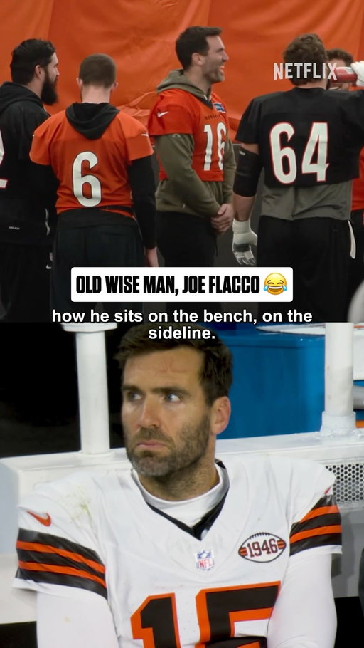 Leave @joeflacco be 😭

Quarterback Season 3 now available on @netflix