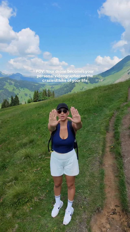 Taking hiking content to a whole new level 🚁⛰️

The @djiglobal Neo 2 Fly More Combo has a Follow Me mode that tracks me as I move, and I can even control it using my hands. 

This is just one of the many modes it has, but definitely one of my favourites for outdoor adventures.

Product amazon link is in bio 🔗 (https://www.amazon.ca/dp/B0FJ1STVP4?linkCode=ssc&tag=michelleavend-20&creativeASIN=B0FJ1STVP4&asc_item-id=amzn1.ideas.30GEDVQBGLLR8&ref_=aip_sf_list_spv_ofs_mixed_m_lspvrd_asin) 

#djiglobal_official #drone #travelcontentcreator #swissalps switzerlandhike