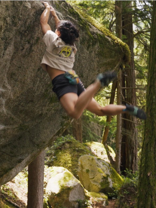 July 2025: broke my foot falling off a moderate highball, Ain’t No Grave, in Squamish. Had a mentally tough recovery where I questioned my motivations, ability, desire to climb tall lines. Felt a lot of sadness, guilt, confusion.

July 2026: zoned in on the original goal/dream line Straight Outta Squampton. Put in the prep work, rallied my friends, set up the pads, trusted my spotters. Committed to a dyno 20ft off the deck. Let out a big fear-scream. Stuck it!! 

🌱
I came into this trip unsure of a lot of things; my headspace, my appetite for highballs, how my foot would feel on big falls. But I knew I truly wanted to get on Squampton. It was the goal all along. And so I managed each uncertainty as they arose in the sessions. On a rope, missing the dyno every now and then, looking down and being like “am I actually psyched to do this?” Knowing full well I could fall. 

But working the climb with @andyliu84 (who tore his Achilles last year a week before I broke my foot lol) and @itsrichb, trading beta and stoke, coordinating enough pads, feeling the support from everyone who came up to watch… it was a group experience I hadn’t had in highball projecting before. A true team effort, one of my proudest tall sends ever, in part because of the dyno but also because projecting and sending with Andy and Rich made the memory that much more vibrant with the colors of friendship.

We’re coming out with a @thenorthface film about this trip (hence the lack of actual send footy) produced by @jordi.llauvi, who’s been with me during some of my most emotional moments in climbing. China Beach, my foot injury, now Squampton… I’m so grateful to be out here alongside my friends, working and climbing and trying to make sense of it all. Excited to share the full story soon.

For now, some pics of the send and a throwback to Peanut comforting me in my time of need last year 🐕🫶🏼

@thenorthface_climb 
@scarpana 
@organicclimbing 
@gnarlynutrition