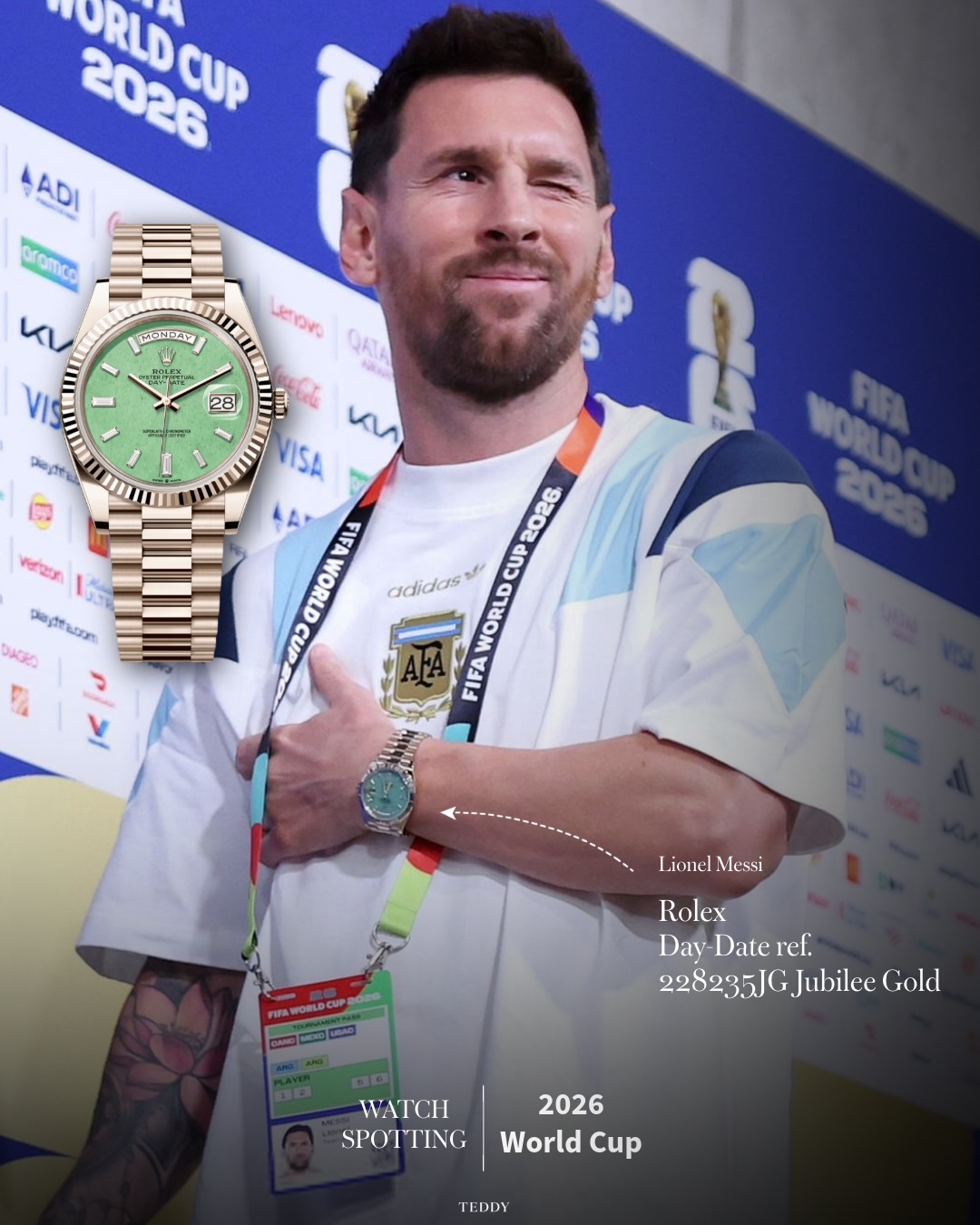 The 2026 FIFA World Cup has delivered plenty of memorable moments both on and off the pitch.

From Rolex and Patek Philippe to Richard Mille, Hublot, Vacheron Constantin, Audemars Piguet, Breitling, and IWC, some of the biggest names in football brought equally notable collections to the tournament. We rounded up some of our favorite watches worn by players and managers throughout the World Cup, including pieces from Lionel Messi, Cristiano Ronaldo, Kylian Mbappé, Erling Haaland, Lamine Yamal, Harry Kane, Kevin De Bruyne, and more.

Head to the site to check out the full article and let us know who wore your favorite piece.