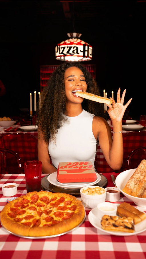 POV: your childhood Friday nights got an upgrade. ❤️🍕 #PizzaHut_Partner
In my throwback era thanks to the Throwback Value Menu, Stuffed Crust, and all the little details that brought me back to the Hut.