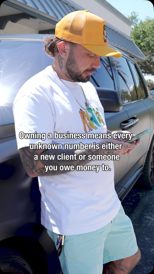 The entrepreneurship nobody makes a podcast about. 📲

Every unknown number is either a new client or someone you owe money to. You will not know which until you answer.

This is the reality behind the Rolls-Royce content. 

Follow @justscaledaily for both.

#entrepreneur #entrepreneurship #businessowner #funny #hustle money mindset smallbusiness entrepreneurmindset reallife