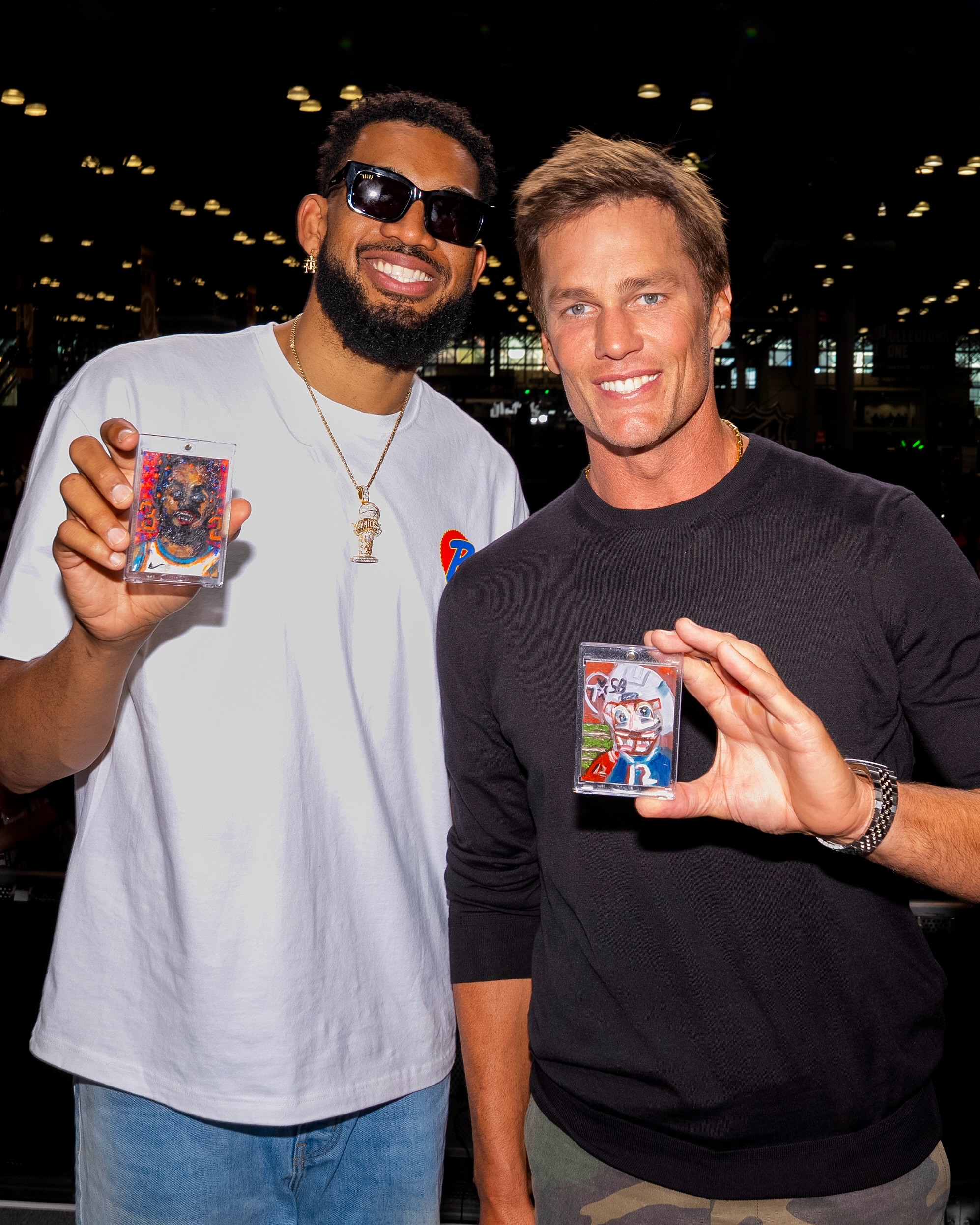 Champions unite 🤝 KAT & Tom Brady link up with George Condo to show off their 1-of-1 original artwork trading cards.

Art & trading cards finally collide. Topps x George Condo coming soon.