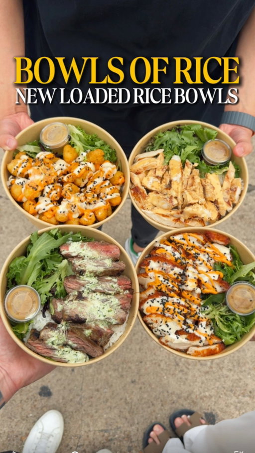 💬 🥡 NEW RICE BOWLS LAUNCHING IN HOUSTON 🥡
@eatbowlsofrice just made its way to Houston from Chicago and these look simple, but trust me.. are built different! Asian inspired bowls that are fast, filling, and portioned to where you actually feel like you got your money’s worth. Order through pickup or delivery and go straight for the orange chicken, garlic sesame fusion crispy chicken, grilled steak bowl with jalapeño herb aioli, and do not sleep on the pork dumplings on the side. Houston finally has this and it was worth the wait. 🍚🔥
#asianfood #ricebowls #steak

➖➖➖➖➖➖➖➖➖ 📲: @eatbowlsofrice  📍: 2022 Wilcrest Dr, Houston, TX
2616 Blodgett St, Houston TX