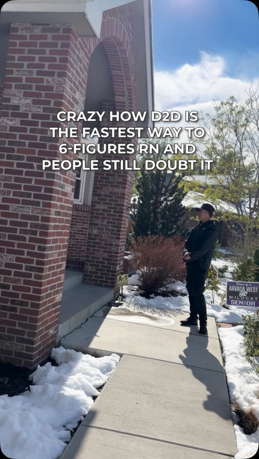 Door-to-door builds millionaires faster than corporate America, and most people are too scared to find out why.

Corporate gives you a salary, a ceiling, and a timeline you didn’t set. D2D gives you a skill, a commission structure, and a direct line between your effort and your income. No politics, no waiting on someone else’s budget cycle, no asking permission to earn more. The reps who go all in on this industry, who learn the process, build the habits, and stay consistent through the rough stretches, compress a decade of financial progress into a few summers. That’s not hype. That’s what the numbers look like inside a $10M sales org.

The fear is understandable. The opportunity cost of that fear is not.

What’s the biggest misconception you had about D2D before you understood it?