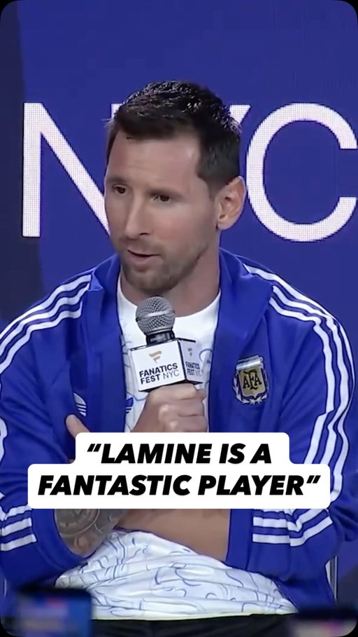Lionel Messi answers a question from a fellow GOAT, Tom Brady 🏈🤝⚽️🐐

🎥 via YT/ @fanaticsfest 

#WorldCup #FanaticsFest