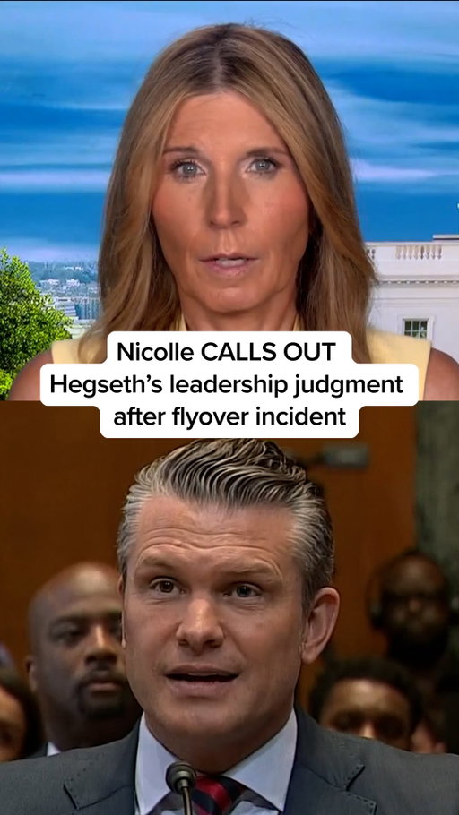 A Navy flyover in Pensacola, Florida went awry when one of the jets flew lower than standard, sending chairs and tents flying on a beach. @nicollewallace shares her take on the incident and Secretary of Defense Pete Hegseth’s response.

#news #petehegseth #trump