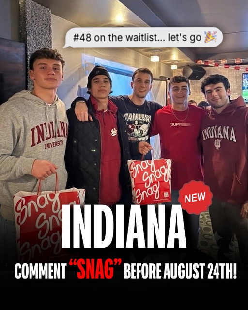 Comment “Snag” and I’ll DM you the waitlist link 🙌🏼 

@snag.delivery the world’s fastest delivery is coming to Bloomington August 24th ♥️ fellow student drivers getting you your essentials is less than 10 minutes!