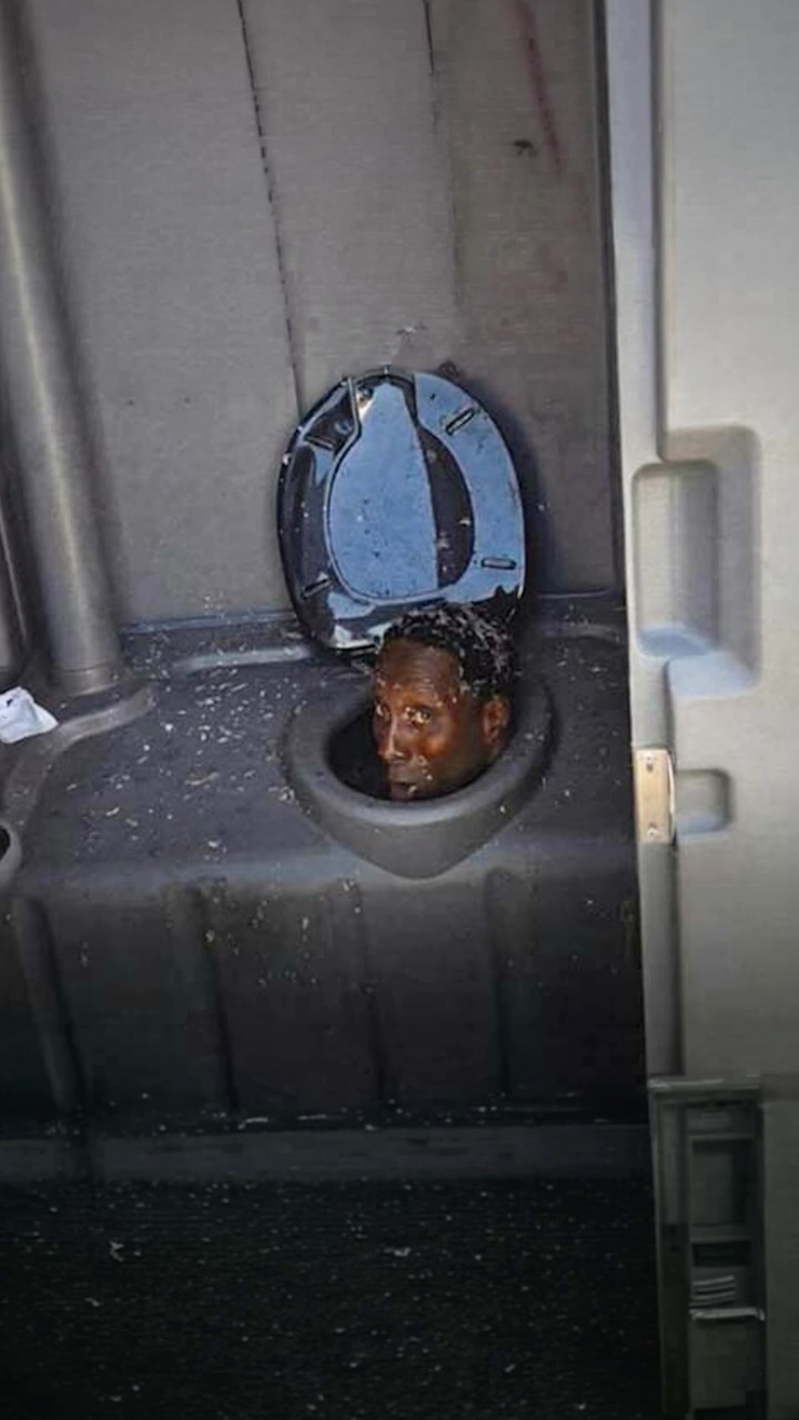 A guy in Kansas City got stuck in a porta potty after the World Cup game...