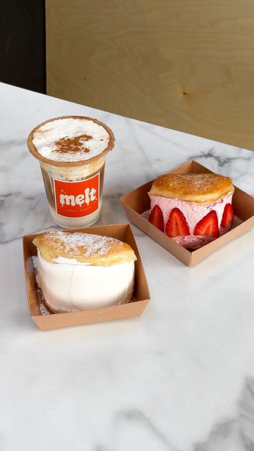 NEW Korean Coffee Shop in Redmond! ☕️

@meltcoffee.official is a new coffee shop in Redmond, WA serving signature cream coffees, matcha, sparkling ades, and Korean cream donuts! ☕️🍩🤎 They’re soft opening this weekend (7/18 - 7/19) from 11:00AM - 3:00PM. Follow their page for updates.

☕️ Cinnamon Cream Coffee
🍨 Vanilla Cream Donut
🍓Strawberry Cream Donut

Melt Coffee
📍17181 Redmond Wy 100, Redmond, WA 98052

*Located inside @seoul_bowl Redmond ☺️

Share this with someone for your next coffee date 🫶🏼

#redmondwa #seattlecafe #seattlecoffee #seattledesserts #cafehopping