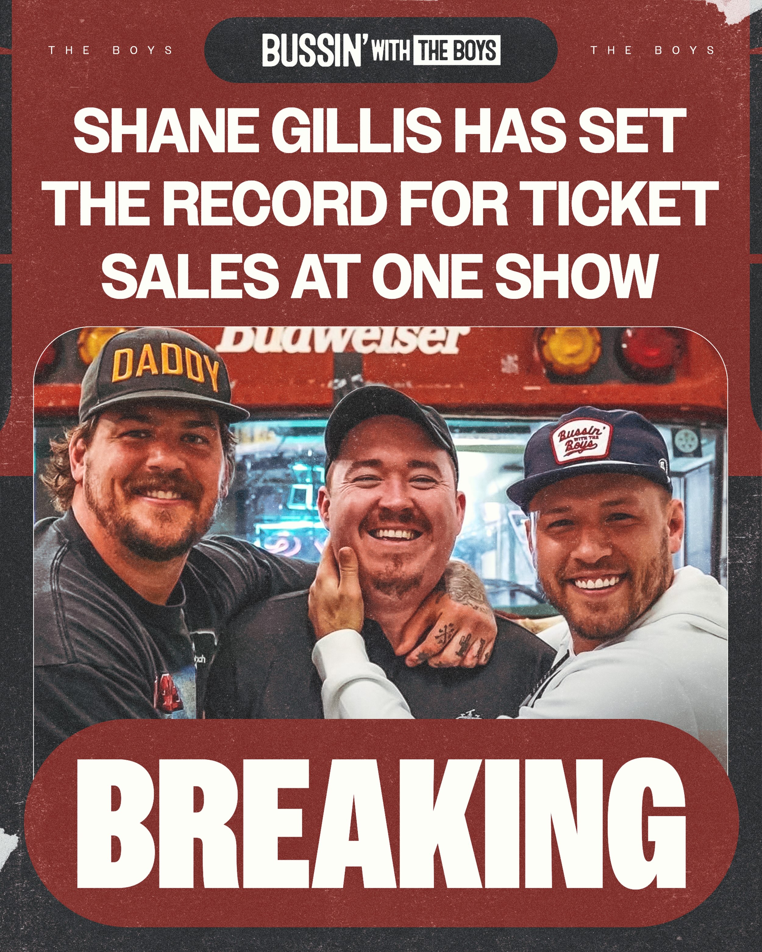 The Boy Shane Gillis has made comedy history and broken the Guinness World Record for the most tickets sold for a comedy show by a solo comedian 😳

He sold 76,212 tickets for his show in Philadelphia 

via @variety