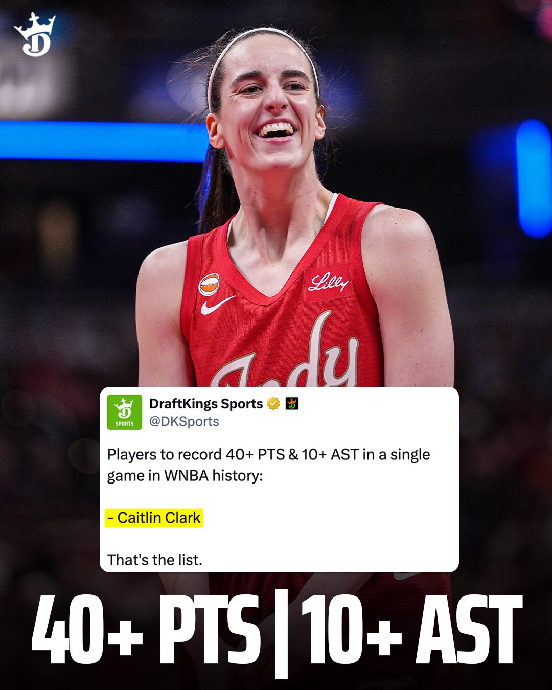 CAITLIN CLARK IS 1-OF-1 🔥

(via CClarkReport/X)