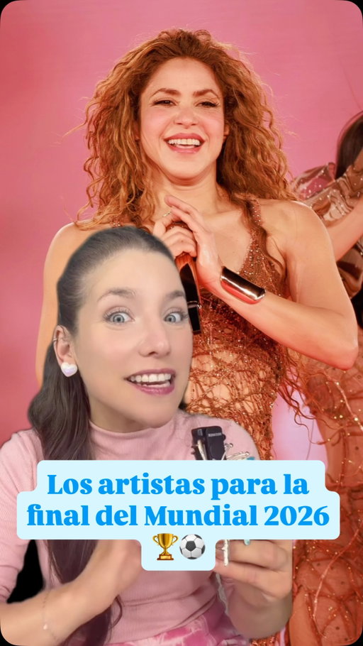 Los artistas para la final del Mundial 2026 🏆⚽️

Presentadora: @aracelystefania

Comenta del 1 al 10 que tanto te gustó?
Recuerda seguirnos
🌟@latino_music_

Nuestro hashtag para cover y reels:
⭐️#latinomusicfamily

#mundial2026#argentina #españa #shakira