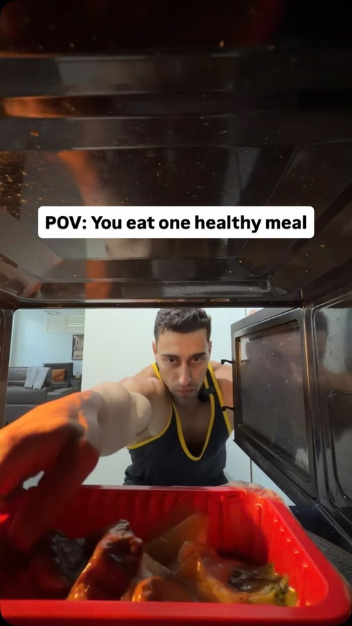 POV: You eat one healthy meal @mymusclechef