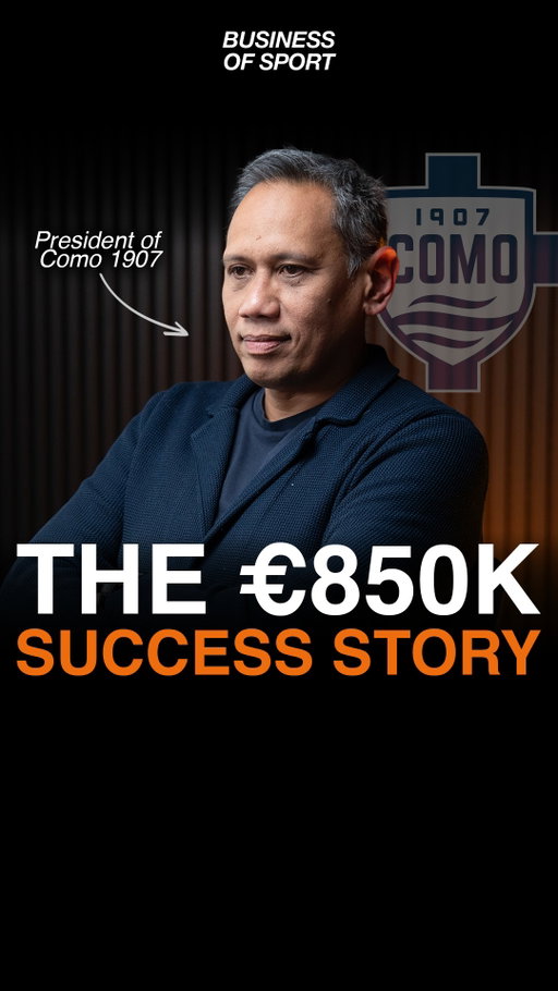 Comment "Watch" for the full conversation 👇️⁠
⁠
@comofootball was bought for €850k, with a further €150k in debt.⁠
⁠
Since then, hundreds of millions have been invested. Club President Mirwan Suwarso says the club has rejected major offers and believes the wider Como business is moving closer to a €1bn valuation.⁠
⁠
The reason? ⁠
⁠
Como is no longer being built as just a football club, but as a multi-club servicing platform designed to generate revenue across the sport.⁠
⁠
#como1907 #football #bizofsport