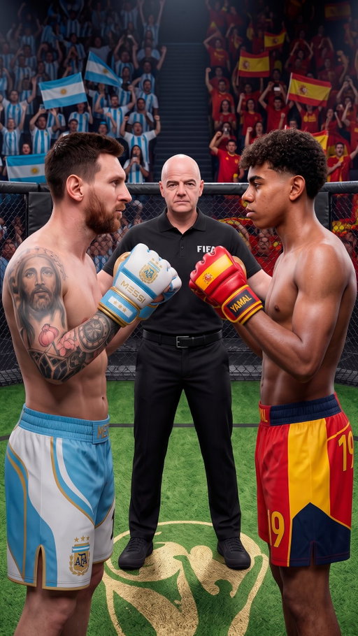 Spain vs Argentina | The final battle for the 2026 World Cup begins.

Created with @higgsfield.ai

#worldcup2026 #fifaworldcup #messi #lamineyamal #spain