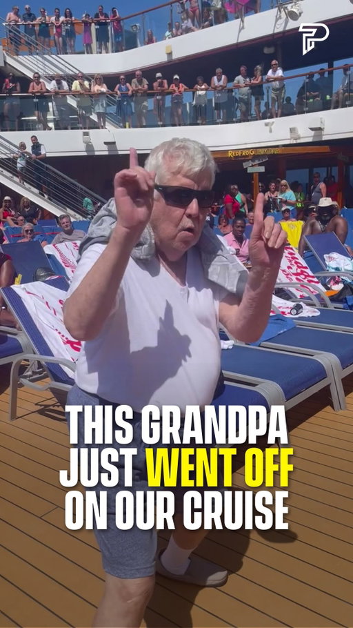 10/10 performance👏🤣

The ship was holding a dance off on a Super Bowl cruise and grandpa answered the call, with the crew hyping him up from the doorway.

(Donielle Prophete via ViralHog)

–
#funny #comedy #pubity