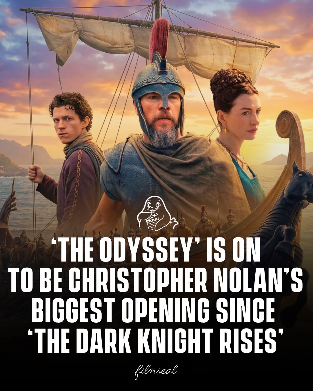 Christopher Nolan looks to have done it again. ‘The Odyssey’ is on course to deliver his biggest box office opening since The Dark Knight Rises, marking a huge milestone after his previous success of ‘Oppenheimer’.

The film’s incredible start highlights the anticipation surrounding Nolan’s latest epic and proves that audiences are still turning out in huge numbers for original blockbuster filmmaking. Another massive opening adds to what is already shaping up to be one of the biggest cinematic events of the year.

#christophernolan #theodyssey