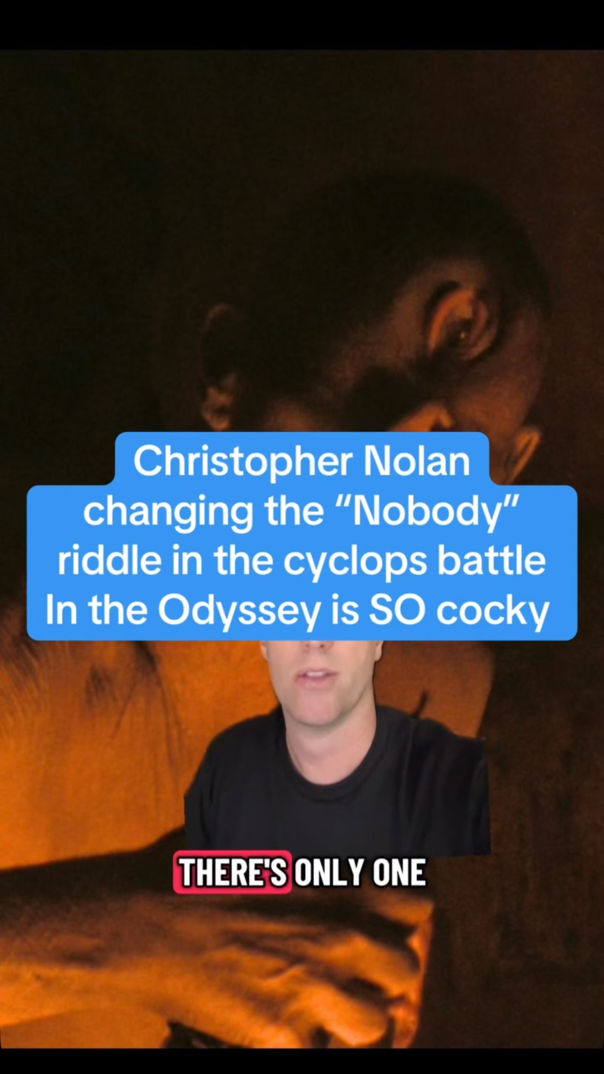 The “Nobody” story during Odysseus’ battle with the cyclops is one of the most memorable parts of the Odyssey text. It’s like right beneath the Trojan War as far as stories that convey a) Odysseus’ cunning strategy rather than brute force and b) his hubris & ego when he has to take credit for his master plan. And Christopher Nolan just said, “nahhhh. Ain’t doing it that way. We’ll do it like this.” 

Had the balls to overhaul one of the most memorable scenes from the GOAT story but alters it in a way that still captures more or less the same plot and character development. The confidence you need to have in your abilities to trust yourself and make that call is incomprehensible. To say “I know Homer did it this way, and it’s still talked about 3,000 years later…but Nolan does it this way.”

Not only do cocky but also so correct! I think ultimately it was the right call. I think that “ah-ha! They tricked him!” moment probably works better in a reader’s imagination than it does to a viewer watching on screen. Although I did think they should have done a nod to that tale and left a little Easter egg. Like when Odysseus first is undercover back in Ithaca someone should have asked his name and he should have looked into the camera, winked, and said “I’m nobody.” And then the “directed by Michael Bay” screen pops up with the Linkin Park music.