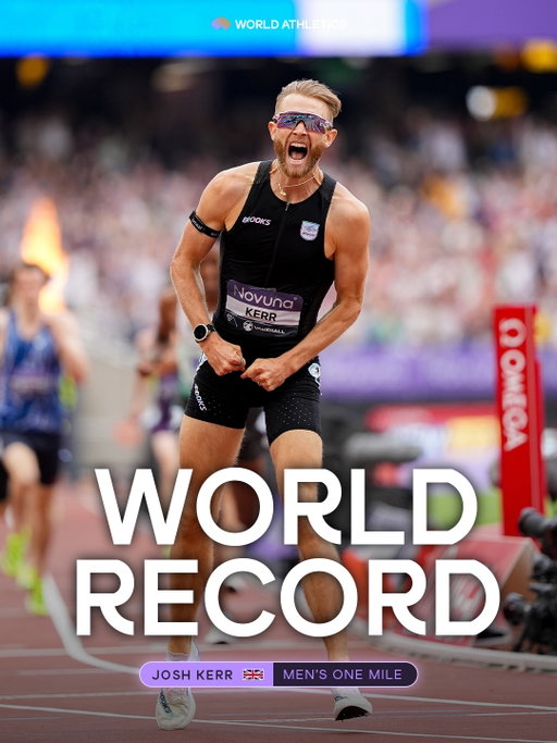 PROJECT 222 SMASHED 🔥

In front of his home crowd, 🇬🇧’s @joshhkerr lives up to the hype by breaking Hicham el Guerrouj’s 27-year-old one mile record in 222 seconds as he targeted, with 3:42.66 😤

📸 @christelsaneh 

#DiamondLeague